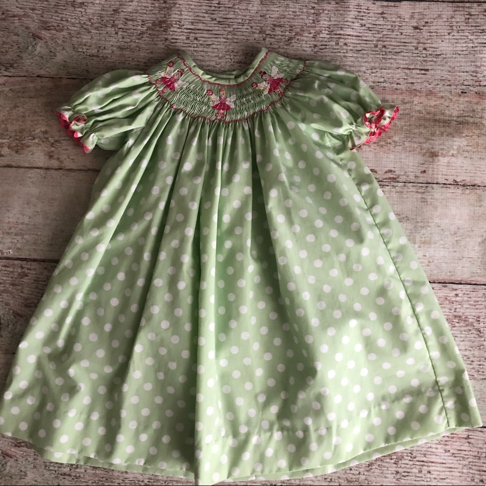Smocked Sugar Plum Fairy Dress 2t adorable!